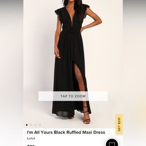 Lulus Ruffled Maxi Dress